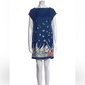 Stella McCartney Blue Nautical Mini Dress